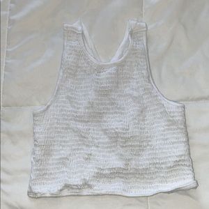 White Crop Top